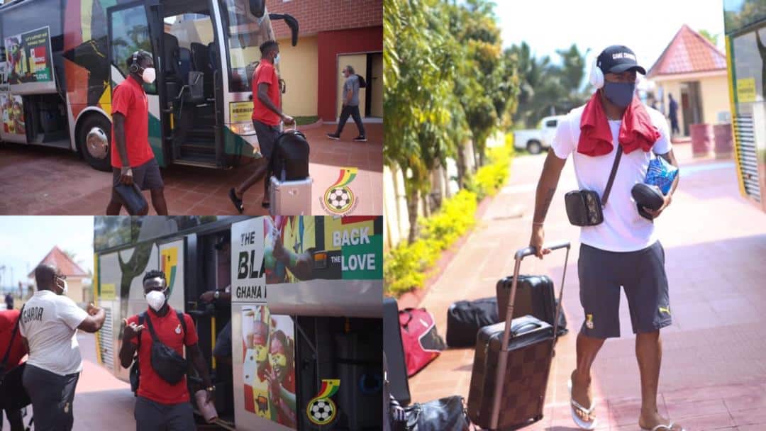 Read more about the article [Photos] Ghana Black Stars arrive in Cape Coast to preparations for The Sudan clash on Thursday