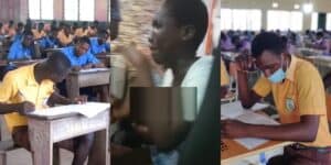 Read more about the article BECE Results: “Mon Checki ni Biom” – JHS Graduate Cries in Video as She Gets Aggregate 20