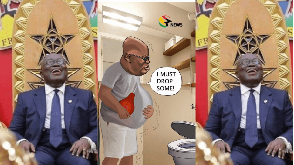 Read more about the article Pic Of The Day: Tilapia Breaks The Internet With His cartoon Of Nana Addo- Ghanaians reaction