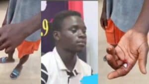 Read more about the article [Video]-“A Powerful Mallam Removed it for me” – Boy who wore ‘Sakawa’ ring finally Speaks Up