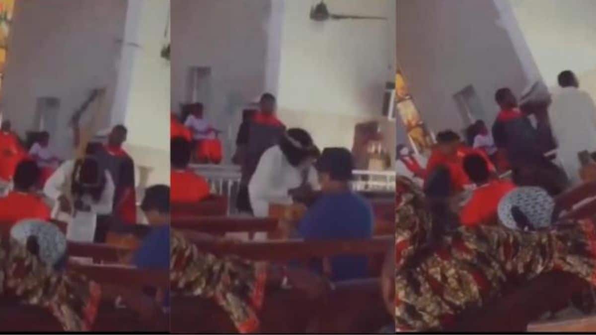 Read more about the article [Funny Video]-“Jesus” Angrily Quits Drama After being Whipped  In Church Drama
