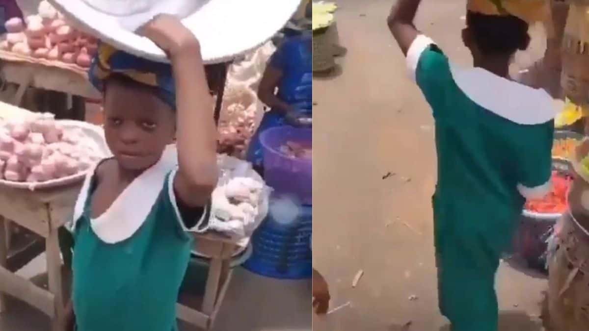 Read more about the article Young “Kayayo” In Nurse Uniform Causes Reaction Among Ghanaians