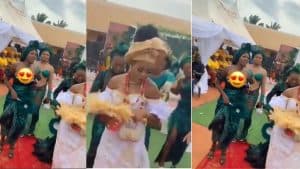 Read more about the article Bridesmaid Steals Bride’s Shine At her Wedding As she put Her Big B00bs On display