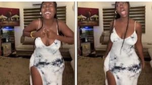Read more about the article “What will happen if you wear bra??” Netizens question Hajia Bintu after she posted this video