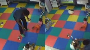 Read more about the article Sad Video-Ghanaian Caregiver Caught on CCTV Killing 11-Month-old baby with food