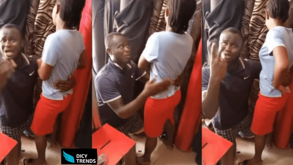 Man begs lady in public after proposing for two years with no positive feedback (video)