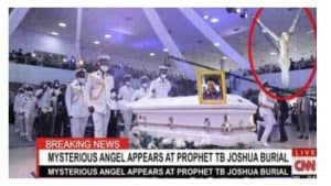 Read more about the article VIDEO-People In Shock As A Mysterious Angel Appears At T.B Joshua’s Burial-Watch