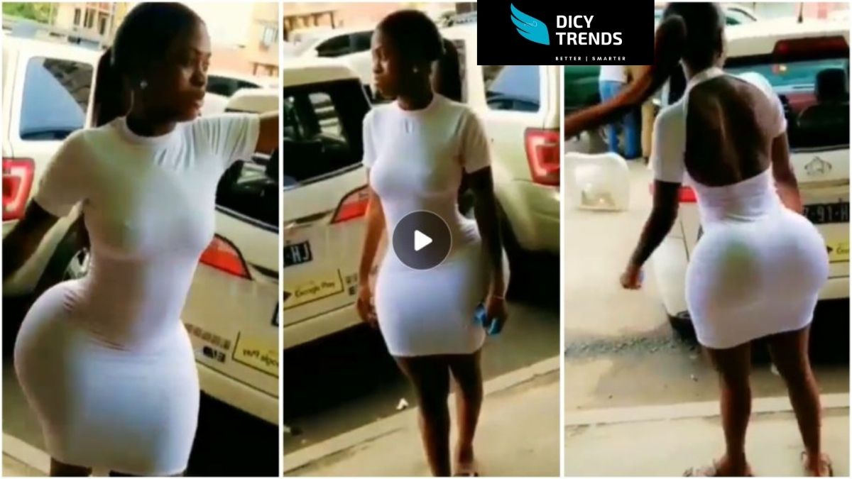 Read more about the article Slay Queen causes traffic with her made in China gargantuan back$ide -Watch Video