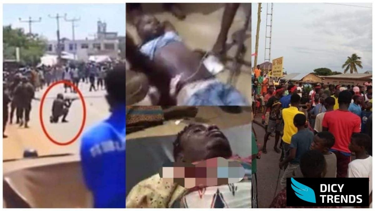 Read more about the article Ejura: Video of protestors injured and shot dead by the military during protest surfaces