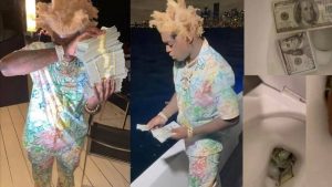 Read more about the article Rapper, Kodak Black throws $100K into the ocean; flushes money down the toilet