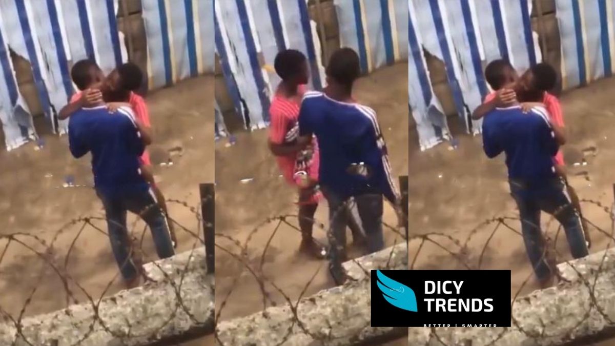 Read more about the article See How These Two Young Lovers Are Kissing Passionately In Public (Video)