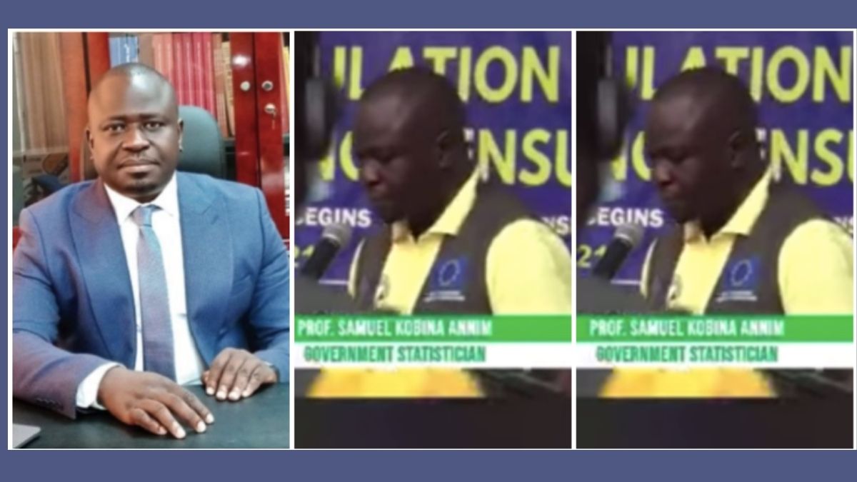 Read more about the article SAD Video- Head of Ghana Statistical Service, Professor Kobina gets Stroke on Live Tv