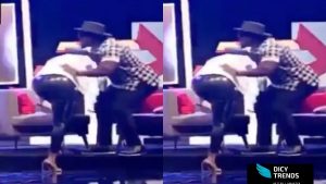 Read more about the article VIDEO-YAWA!!! Wendy Shay Almost Falls Down On Live TV