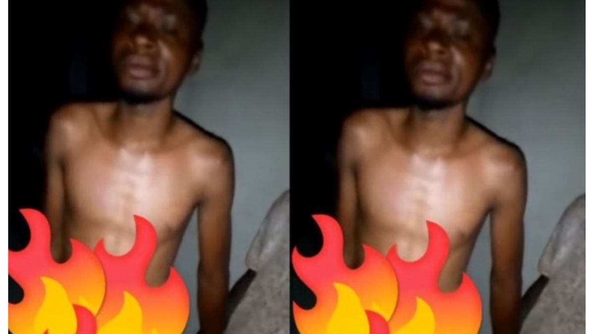Read more about the article Sakawa boy caught chopping a madwoman in a classroom, video drops [Watch]