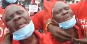 Read more about the article FixTheCountry: 72-year-old Woman joins the demo; says the Hardship too much for her (VIDEO)