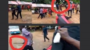 Read more about the article VIDEO- Alleged fans of Alan and Bawumia supporters engage in a gory clash at NPP funeral.