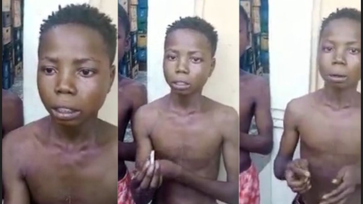 Read more about the article ‘I started smoking and stealing because of too much thinking’ – 13-year-old thief confesses (Watch)