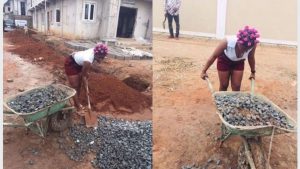 Read more about the article Man takes his girlfriend to work as a labourer after she asked him for money