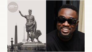 Read more about the article (+PHOTO) Massive reaction as statue of Sarkodie pops up on social media