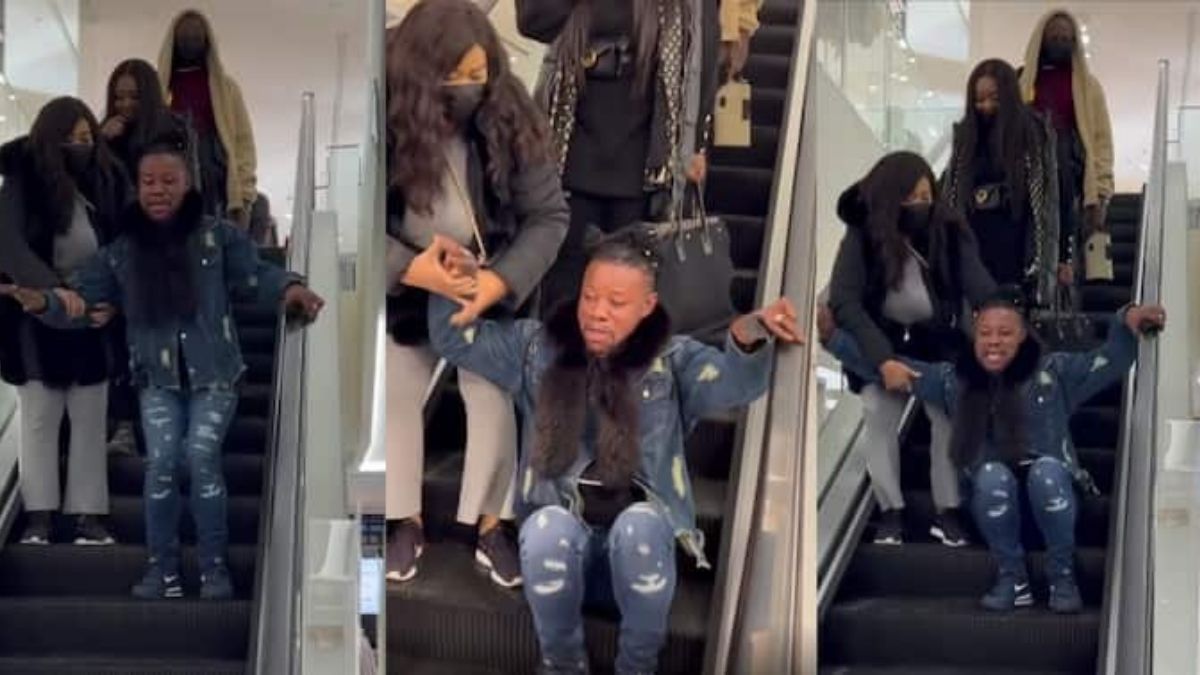Read more about the article Watch Moment Actor Nana Yeboah Trembles And Begs For Help On An Escalator  In France
