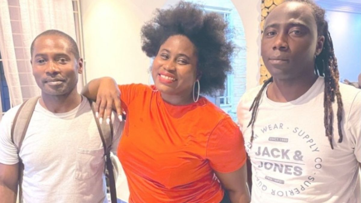 Read more about the article Lydia Forson Flaunts Her Two Biological Brothers For The First Time In Latest Photos
